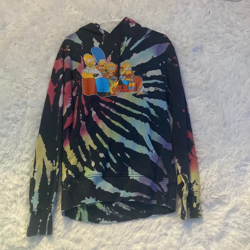 Ti-dye simpsons hoodie